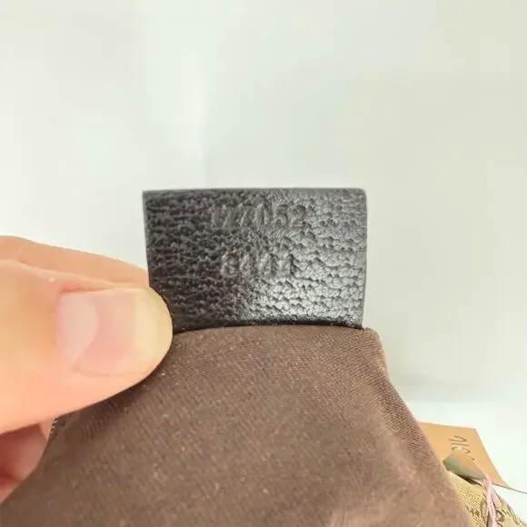 GUCCI Princy Sherry GG Canvas Leather Shoulder Tote Bag Brown Authentic - Picture 13 of 16